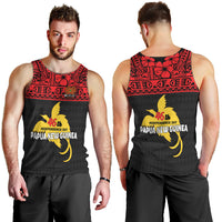 Papua New Guinea Independence Day Men Tank Top - LT12 Red - Polynesian Pride