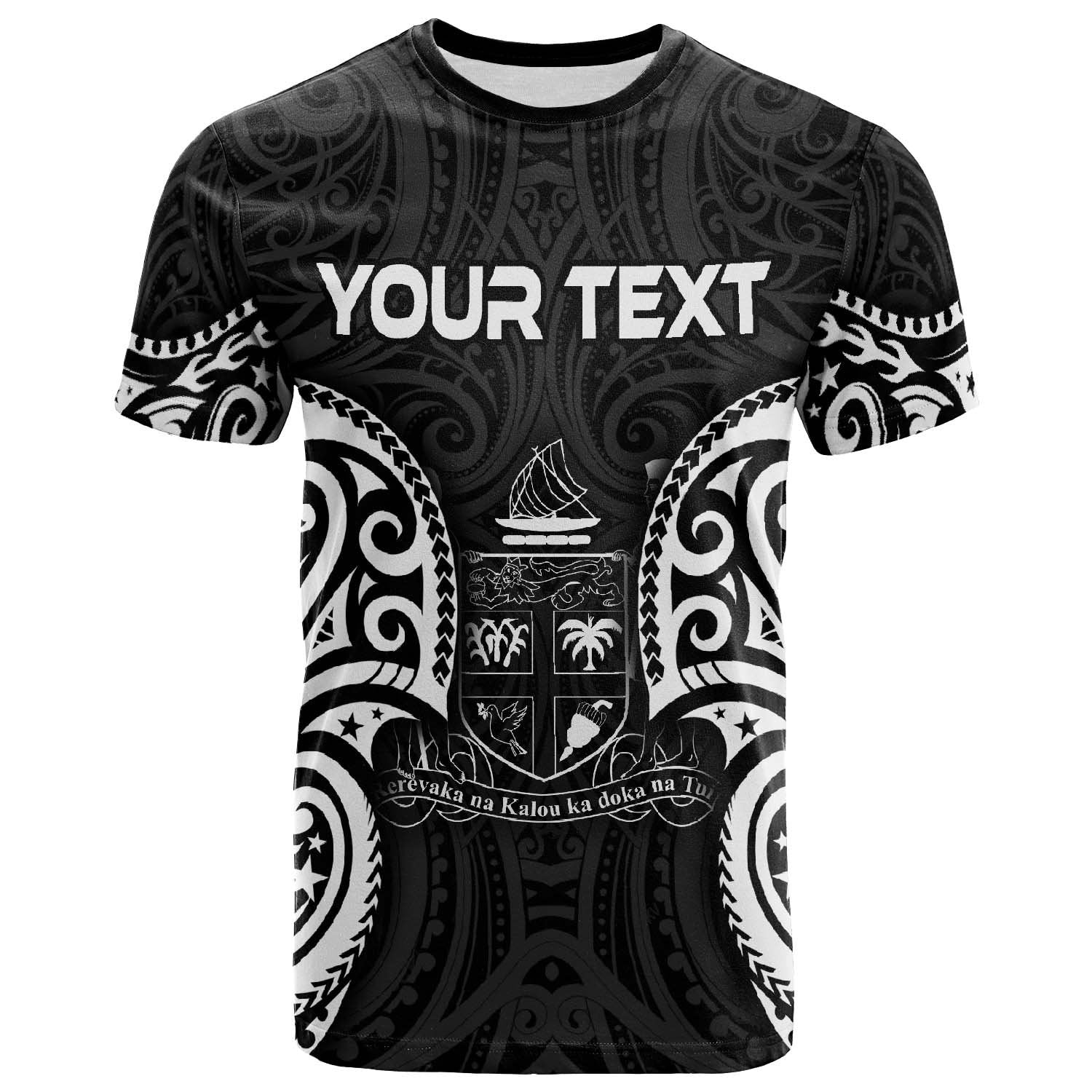 Fiji Polynesian Custom T Shirt Fijian Spirit White Unisex White - Polynesian Pride