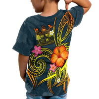 Polynesian T Shirt Legend of Fiji (Blue) - Polynesian Pride