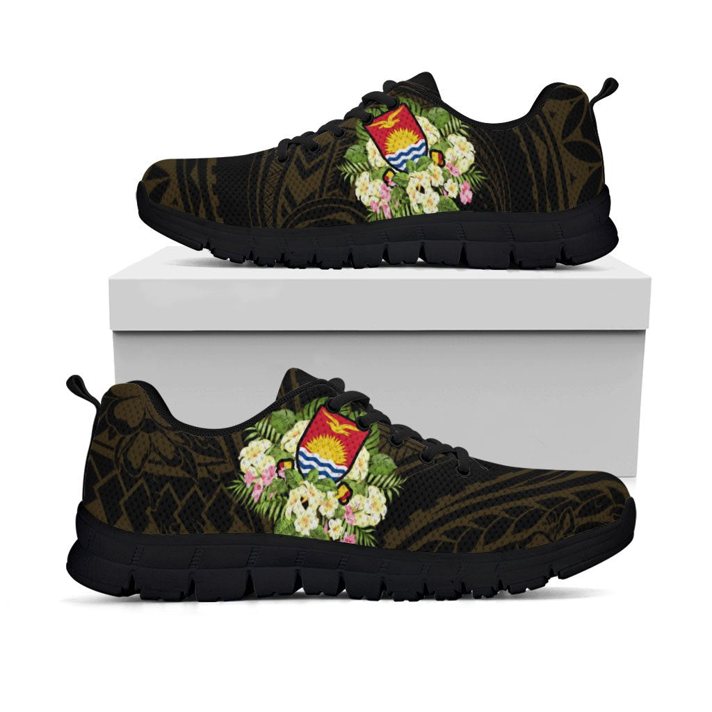 Kiribati Sneakers - Polynesian Gold Patterns Collection - Polynesian Pride