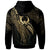 Samoa Polynesian Zip Hoodie Legend Gold Version - Polynesian Pride