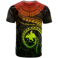 Papua New Guinea Polynesian Custom T Shirt Papua New Guinea Waves (Reggae) - Polynesian Pride
