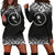 Chuuk Women's Hoodie Dress - Black Fog Style - Polynesian Pride