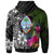 Guam Custom Hoodie Turtle Plumeria Banana Leaf - Polynesian Pride