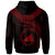 Tokelau Polynesian Custom Hoodie Tokelau Waves (Red) - Polynesian Pride