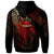 Samoa Polynesian Zip Hoodie Legend Red Version - Polynesian Pride