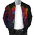 Papua New Guinea Men's Bomber Jacket - Butterfly Polynesian Style - Polynesian Pride