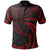 Chuuk Micronesia Custom Polo Shirt Red Tribal Wave Unisex Red - Polynesian Pride