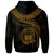 Polynesian Samoa Hoodie Samoan Waves (Golden) - Polynesian Pride