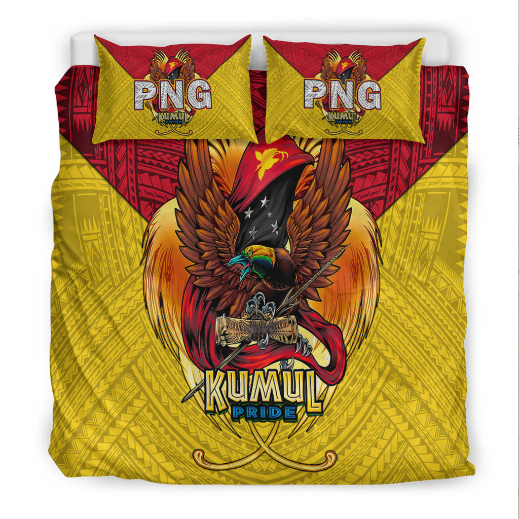Papua New Guinea Rugby Kumul Pride Bedding Set - LT2 - Polynesian Pride