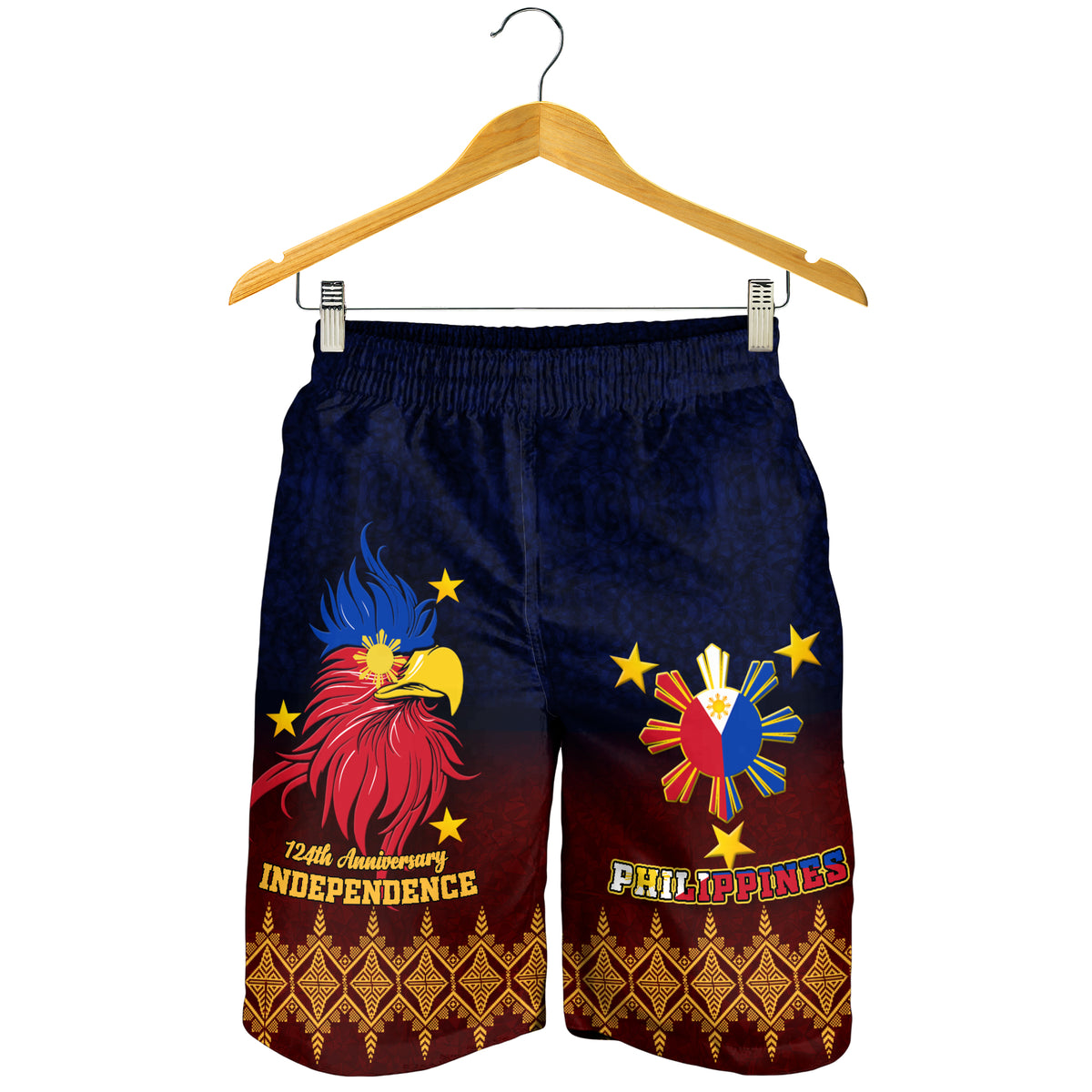 The Philippines Independence Anniversary 124th Years Men Short - LT12 - Polynesian Pride