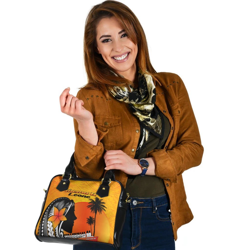 American Samoa Shoulder Handbag - Taema II Leone - Polynesian Pride