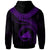 Tokelau Polynesian Custom Hoodie Tokelau Waves (Purple) - Polynesian Pride