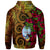 Guam Polynesian Custom Hoodie Hibiscus Vintage - Polynesian Pride