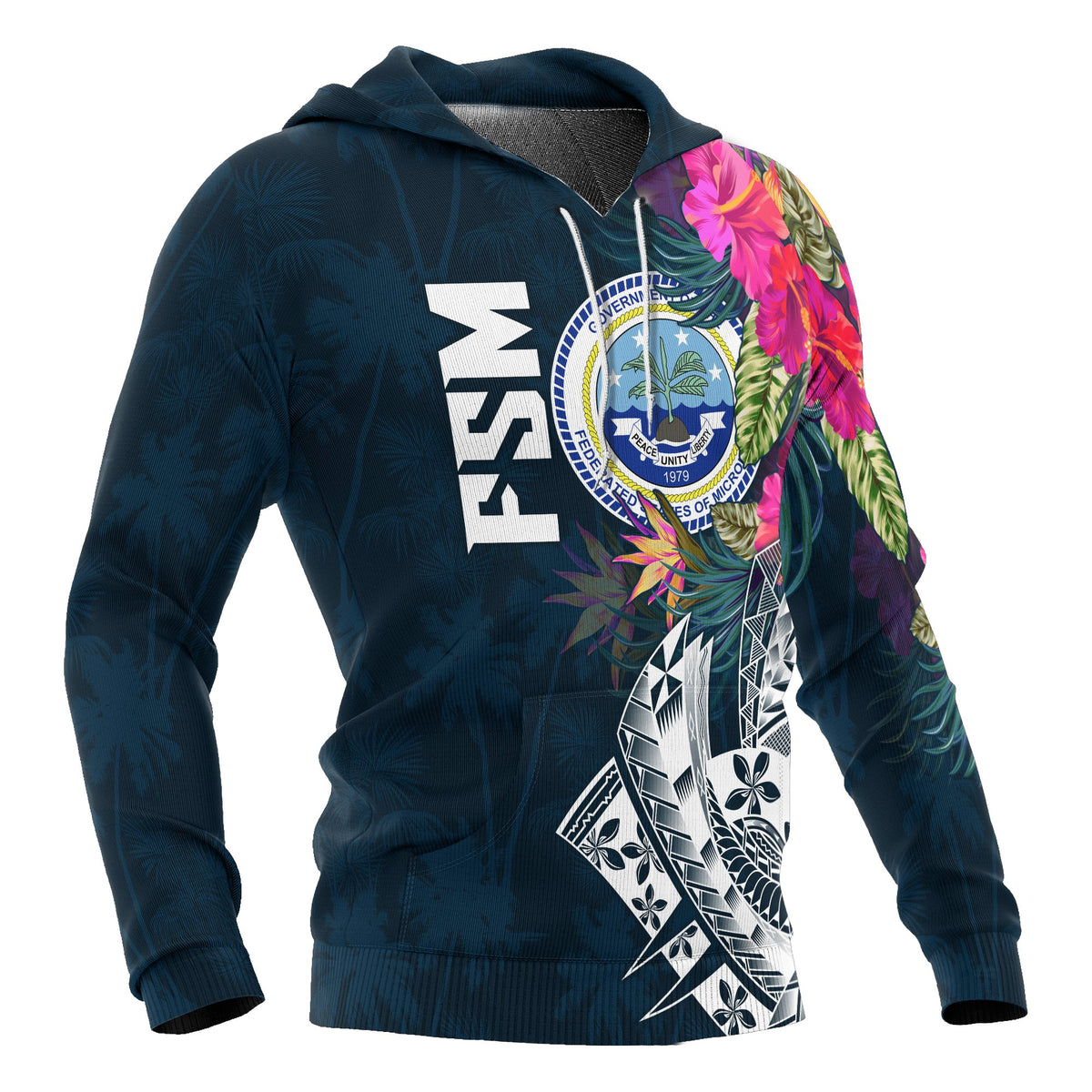 Federated States of Micronesia Hoodie Summer Vibes - Polynesian Pride