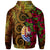 Tahiti Polynesian Custom Hoodie Hibiscus Vintage - Polynesian Pride