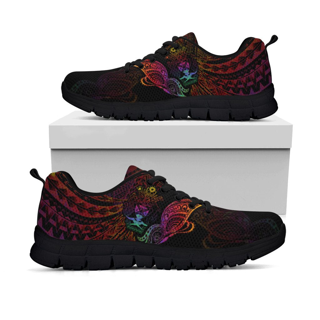 Solomon Islands Sneakers - Butterfly Polynesian Style - Polynesian Pride