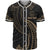 Palau Polynesian Custom Personalised Baseball Shirt - Gold Tribal Wave Unisex Gold - Polynesian Pride