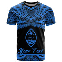 Guam Polynesian Custom T Shirt Guam Pride Blue Version Unisex Blue - Polynesian Pride