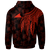 Tokelau Polynesian Custom Hoodie Polynesian Wings (Red) - Polynesian Pride