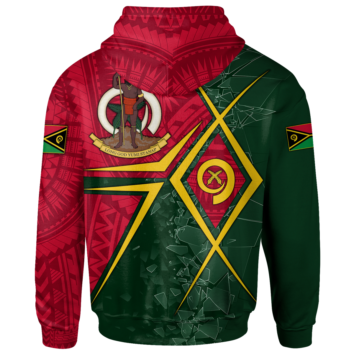 Vanuatu Zip up Hoodie Vanuatu Legend - Polynesian Pride