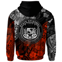 Polynesian Hawaii Custom Zip up Hoodie Vintage Polynesian Style - Polynesian Pride