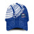 Samoa Siapo Hat Sporty Mix Barkcloth Panel LT13 Classic Cap Universal Fit Blue - Polynesian Pride