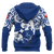 Tonga Polynesian Hoodie (Zip up) Tongan Pride (Bright Blue) - Polynesian Pride