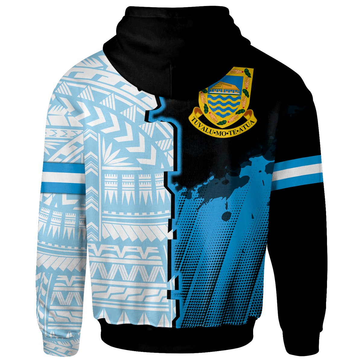Tuvalu Zip up Hoodie Independence Day - Polynesian Pride
