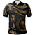 Chuuk Custom Polo Shirt Polynesian Tattoo Gold Version Unisex Gold - Polynesian Pride