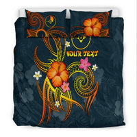 YAP Polynesian Personalised Bedding Set - Legend of YAP (Blue) - Polynesian Pride