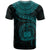 Polynesian Samoa T shirt Samoan Waves (Turquoise) - Polynesian Pride