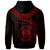 Federated States of Micronesia Polynesian Custom Hoodie FSM Waves (Red) - Polynesian Pride