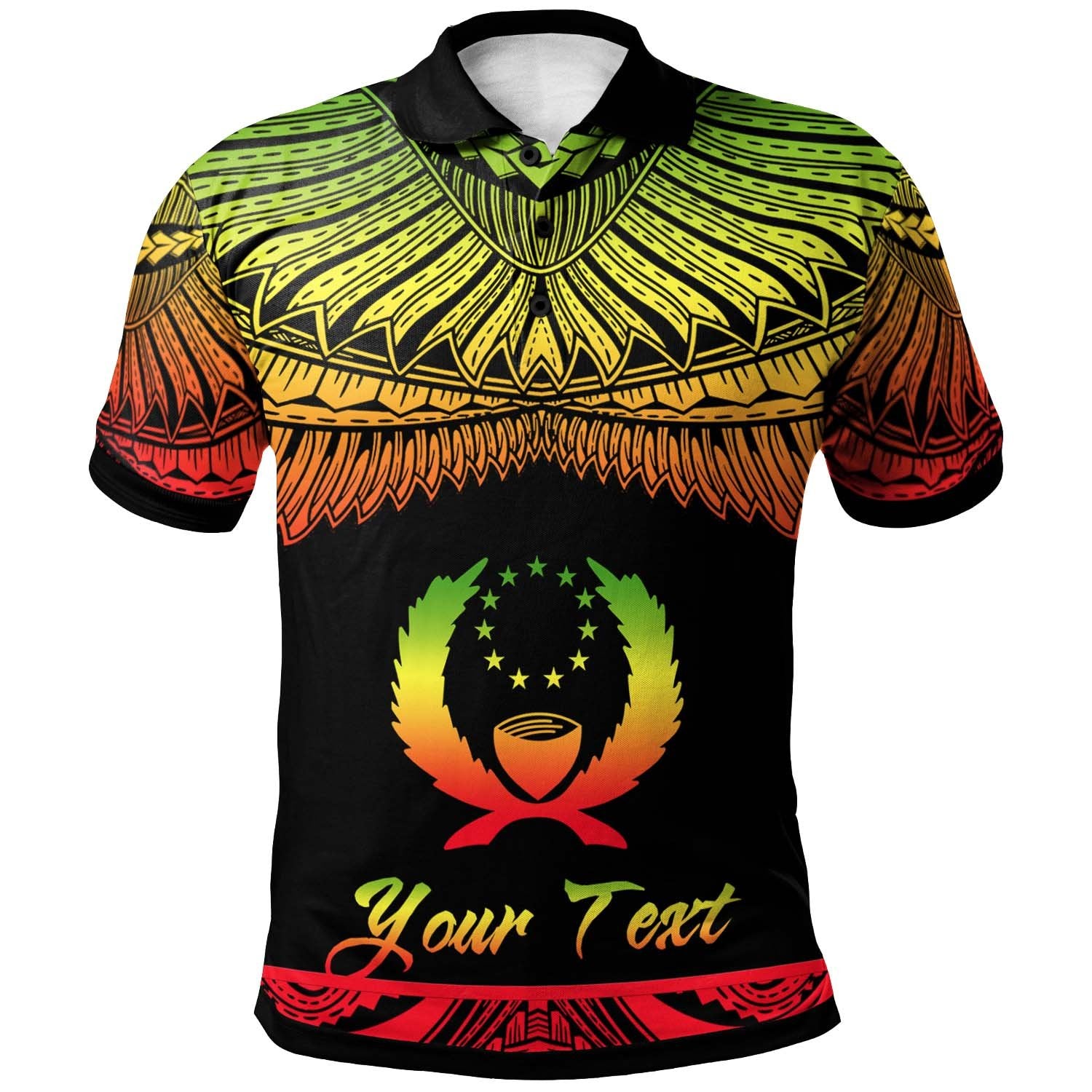 Pohnpei Custom Polo Shirt Polynesian Tattoo Reggae Version Unisex Reggae - Polynesian Pride