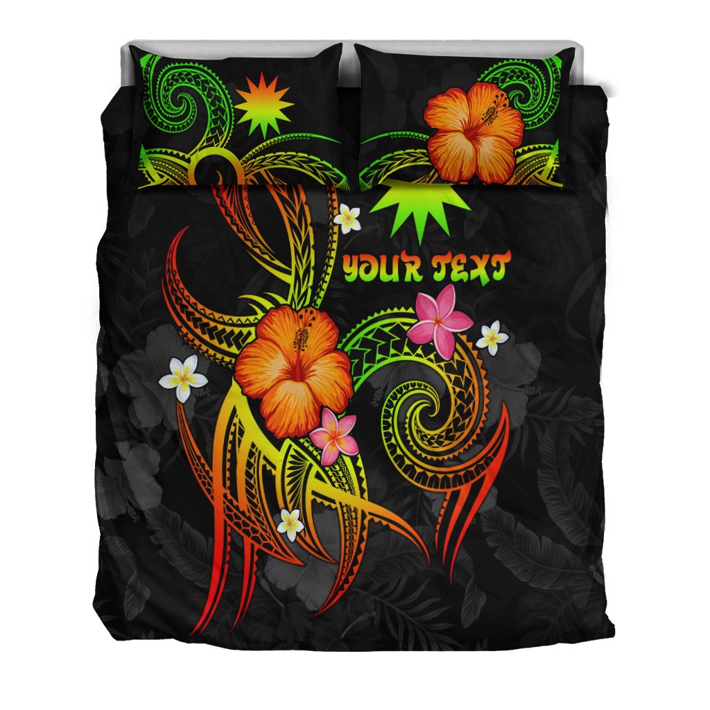 Nauru Polynesian Personalised Bedding Set - Legend of Nauru (Reggae) - Polynesian Pride