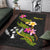 Kosrae Polynesian Area Rug - Plumeria Tribal - Polynesian Pride