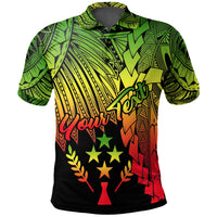 Kosrae Micronesia Custom Polo Tribal Wave Tattoo Reggae Unisex Reggae - Polynesian Pride