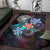 American Samoa Area Rug - Plumeria Flowers Style - Polynesian Pride