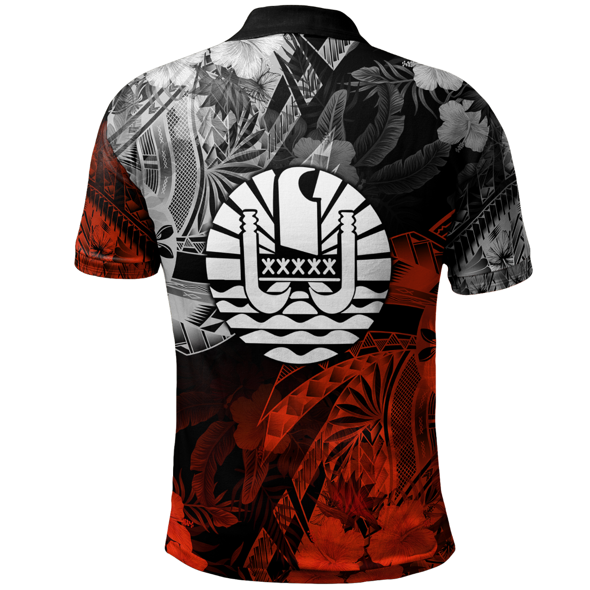 Tahiti Polynesian Polo Shirt Vintage Polynesian Turtle - Polynesian Pride