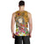 Fiji Men's Tank Top - Turtle Plumeria (Gold) - Polynesian Pride