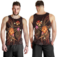 Wallis and Futuna Polynesian Personalised Men's Tank Top - Legend of Wallis and Futuna (Red) - Polynesian Pride