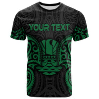 Tahiti Polynesian Custom T Shirt Tahiti Spirit Green Unisex Art - Polynesian Pride