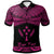 Kosrae Custom Polo Shirt Polynesian Tattoo Pink Version Unisex Pink - Polynesian Pride