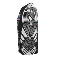 Samoa T Shirt Samoan Coat of Arms Polynesian Tattoo Style - Polynesian Pride