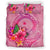 Chuuk Polynesian Bedding Set - Floral With Seal Pink - Polynesian Pride