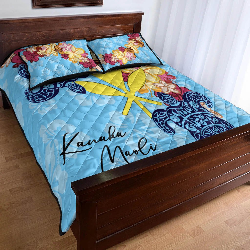Hawaii Kanaka Maoli Quilt Bed Set - Tropical Style - Polynesian Pride