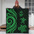 Guam Polynesian Premium Quilt - Green Tentacle Turtle - Polynesian Pride