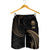 FSM Polynesian Men's Short - Gold Tribal Wave - Polynesian Pride