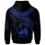 Tokelau Polynesian Custom Hoodie Tokelau Waves (Blue) - Polynesian Pride