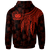 Samoa Custom Hoodie Polynesian Wings (Red) - Polynesian Pride